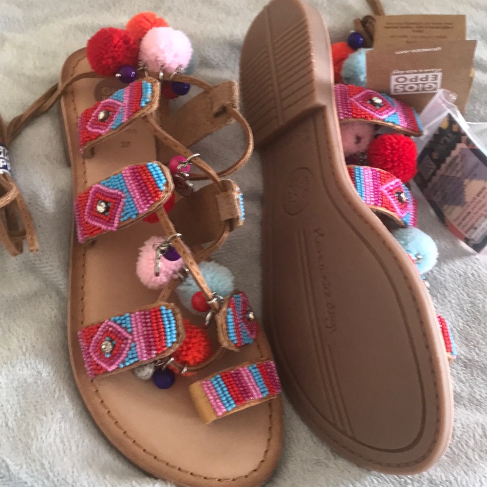 Tie up summer sandal